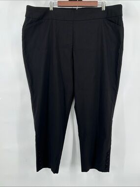 Worthington Woman Pull-On Skinny  Stretch Ankle Capri Pants  Sz 2X
